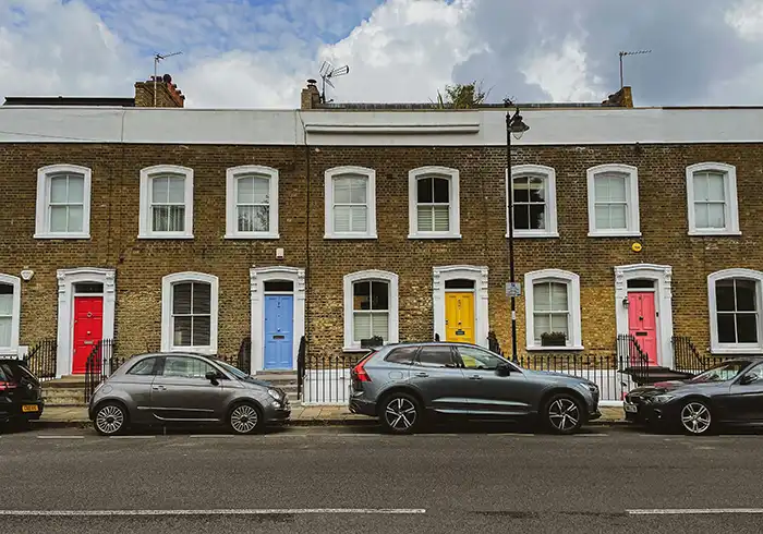 UK Rental Income and the Non-Resident Landlord Scheme row of houses